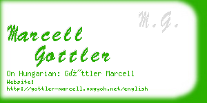 marcell gottler business card